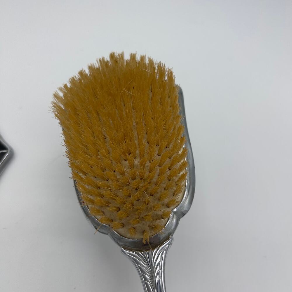 Vintage 60's Vanity Set Mirror Brush Comb Art Deco Bodoir Dressing Table Decor - Picture 7 of 12